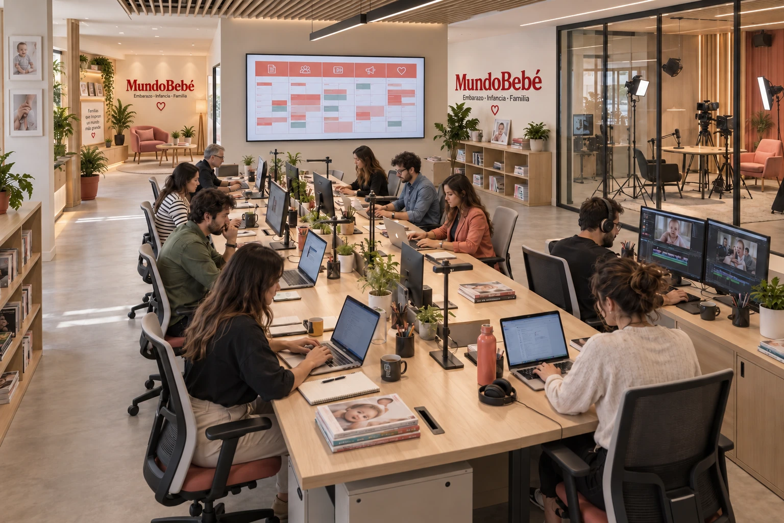 Zona de redacción y producción de contenidos